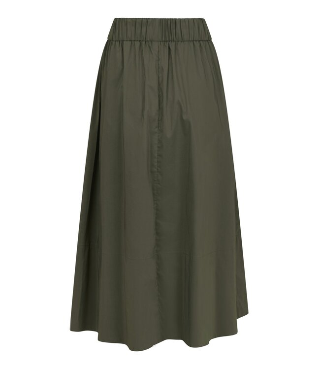 Neo Noir Yara Poplin Skirt Army