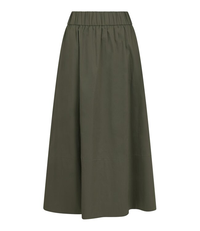 Neo Noir Yara Poplin Skirt Army