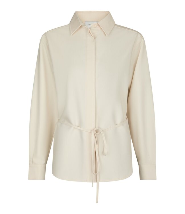 Neo Noir Waldis Solid Shirt Creme