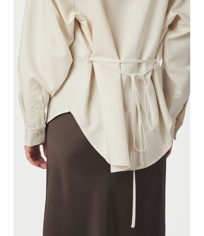 Neo Noir Waldis Solid Shirt Creme