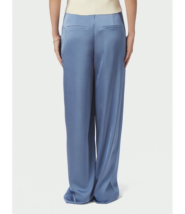 Neo Noir Emmett Heavy Sateen Pants Smoke Blue