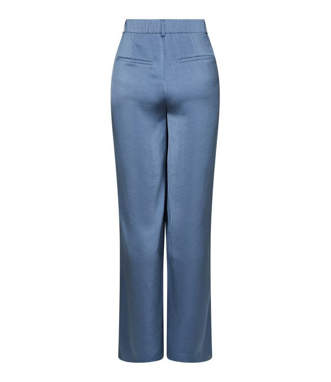 Neo Noir Emmett Heavy Sateen Pants Smoke Blue