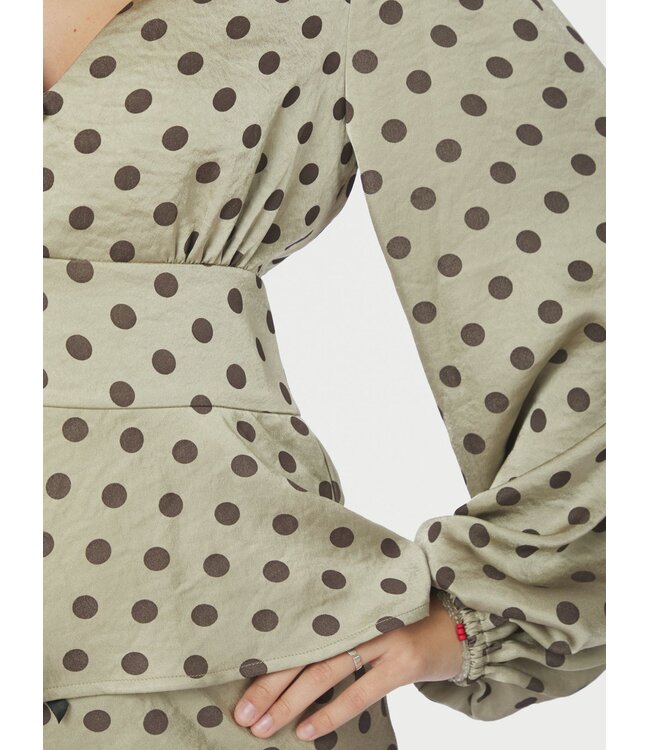 Neo Noir Jellima Dotted Blouse