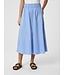 Neo Noir Yara Poplin Skirt Light Blue
