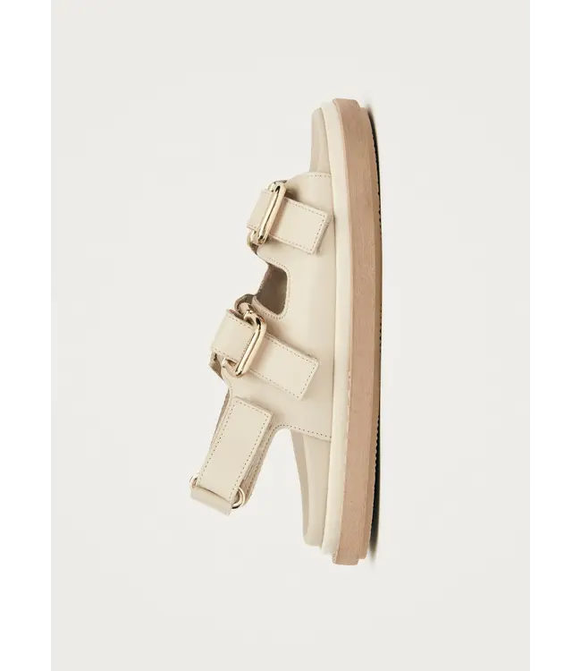 Alohas Harper Cream Leather Sandals