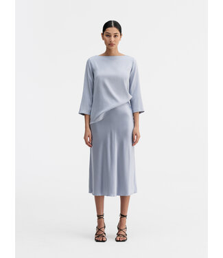 Ahlvar Hana Satin Silk Skirt