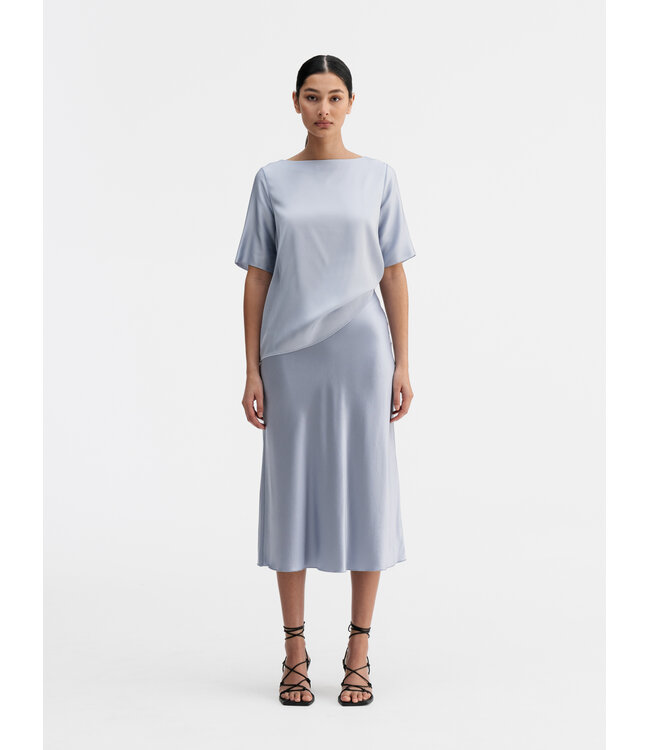 Ahlvar Hana Satin Silk Skirt