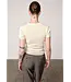 Herskind Lewis Knit T-shirt Off White