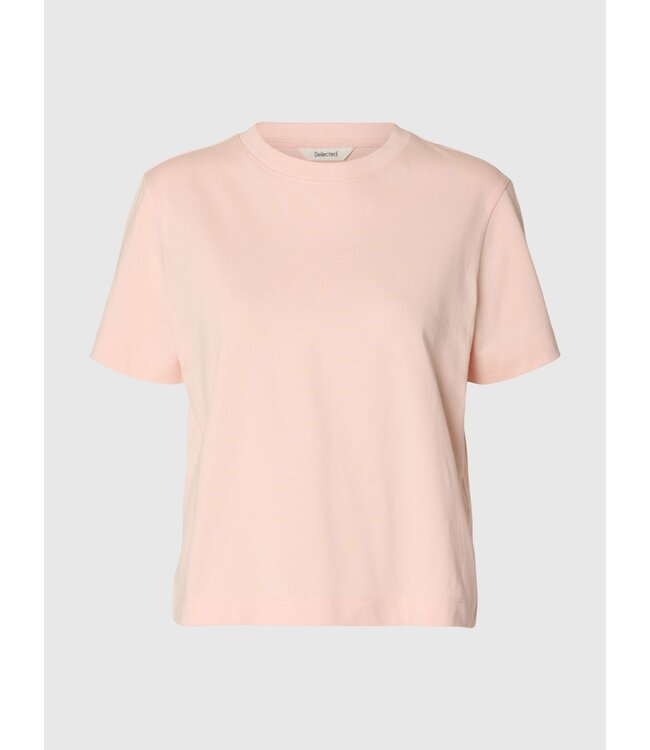 Selected Femme Essential Boxy SS T-shirt Pale Dogwood