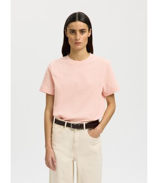 Selected Femme Essential Boxy SS T-shirt Pale Dogwood