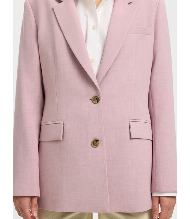 Selected Femme Rita Relaxed Blazer Bleached Mauve