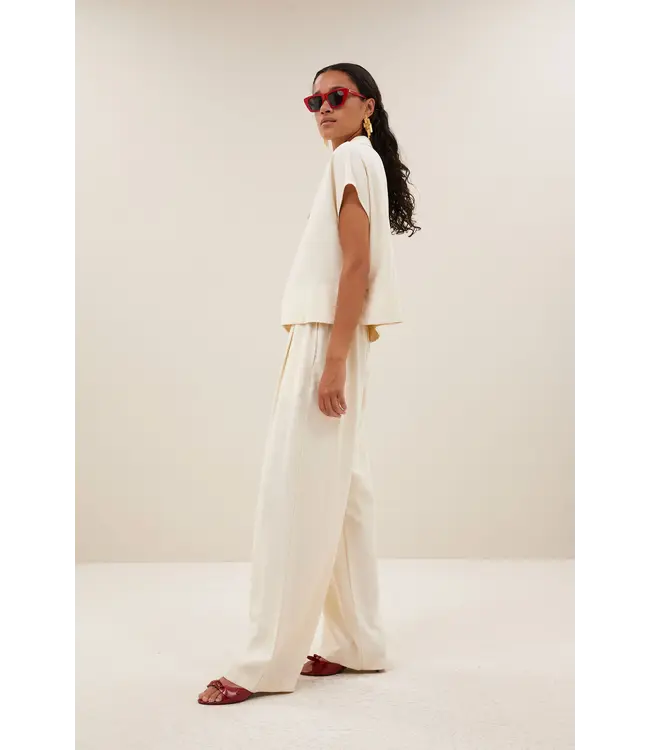 By Bar Zia Blouse Cream