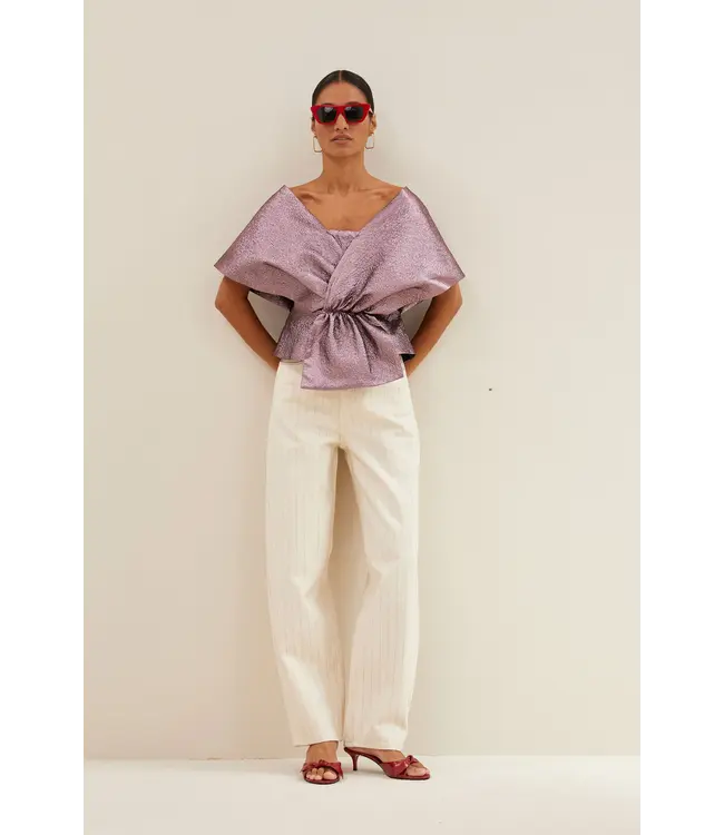 By Bar Simone Metallic Top