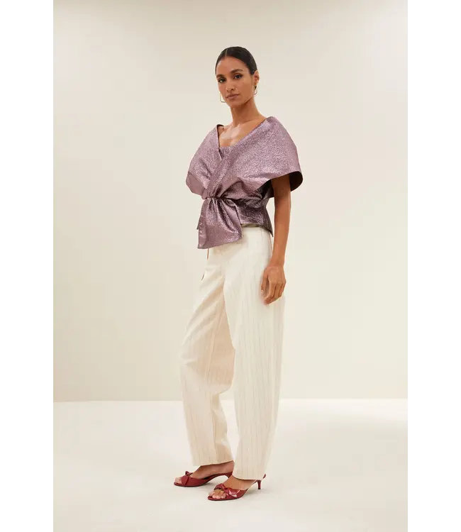 By Bar Simone Metallic Top