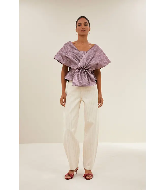 By Bar Simone Metallic Top