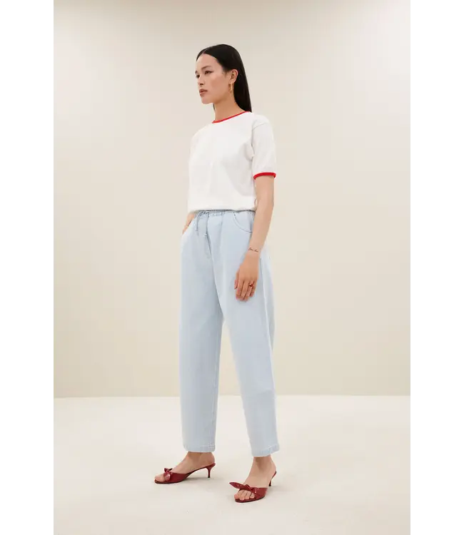 By Bar Sol Bleached Denim Pants