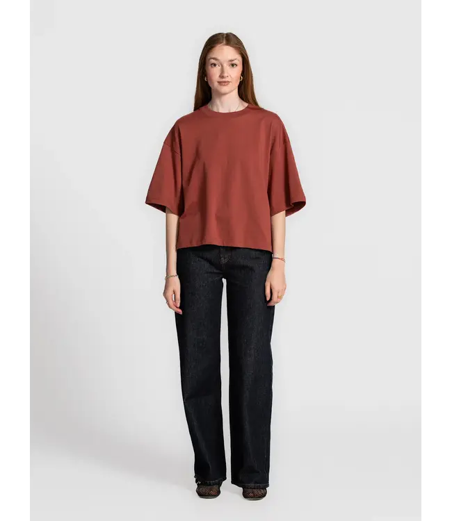 Les Soeurs Tiara T-shirt Burgundy