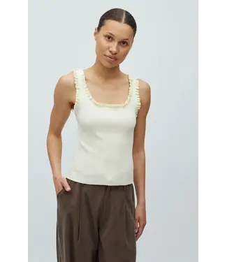 Mbym Elinne Louc Top  Ivory Yellow