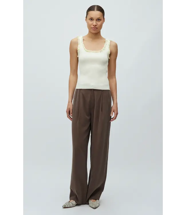 Mbym Elinne Louc Top  Ivory Yellow