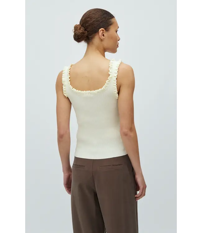 Mbym Elinne Louc Top  Ivory Yellow