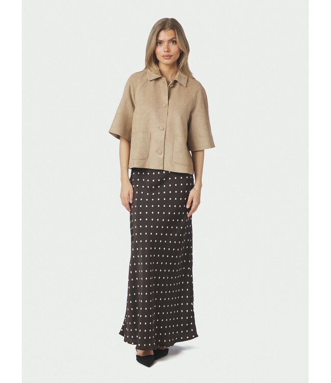 Neo Noir Edita Faux Leather Jacket