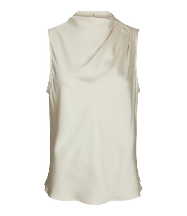 Neo Noir Isola Drapy Satin Top