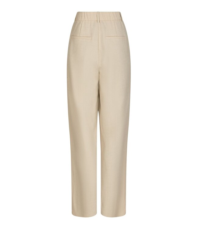 Neo Noir Emmett Melange Pants Beige