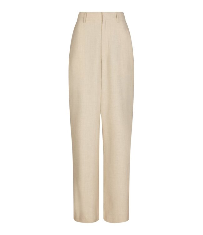 Neo Noir Emmett Melange Pants Beige