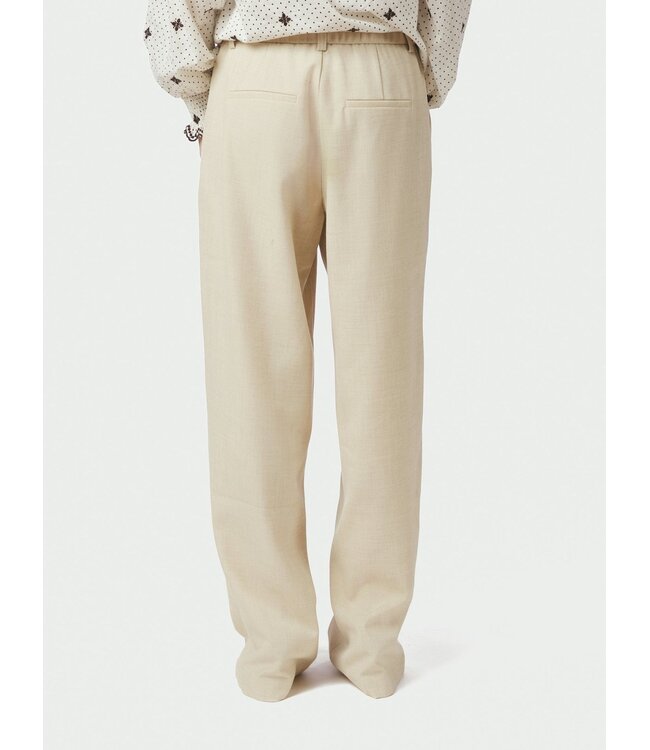 Neo Noir Emmett Melange Pants Beige