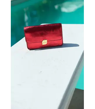 By Bar Loua Gloss Bag Scarlet Red