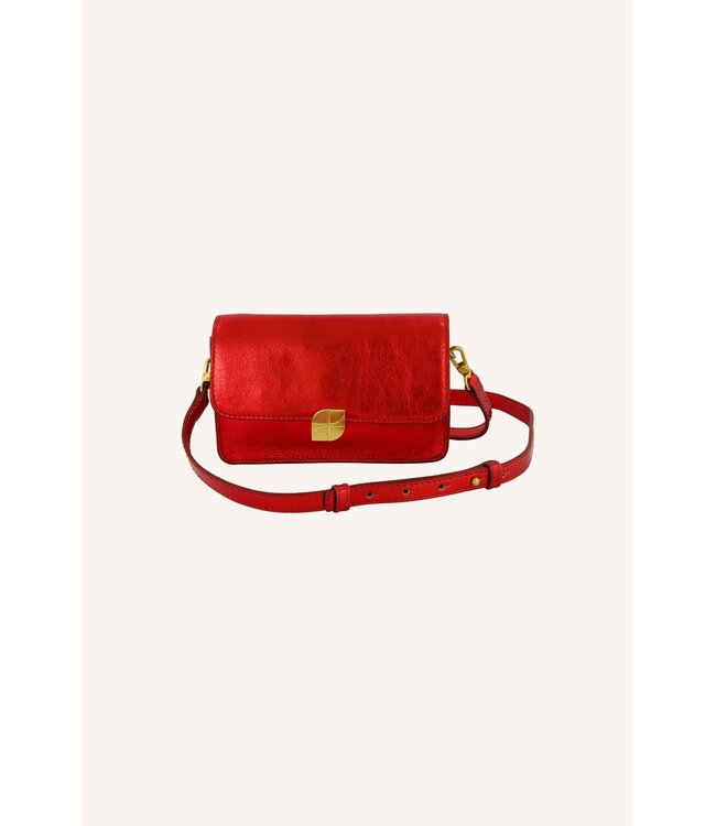 By Bar Loua Gloss Bag Scarlet Red