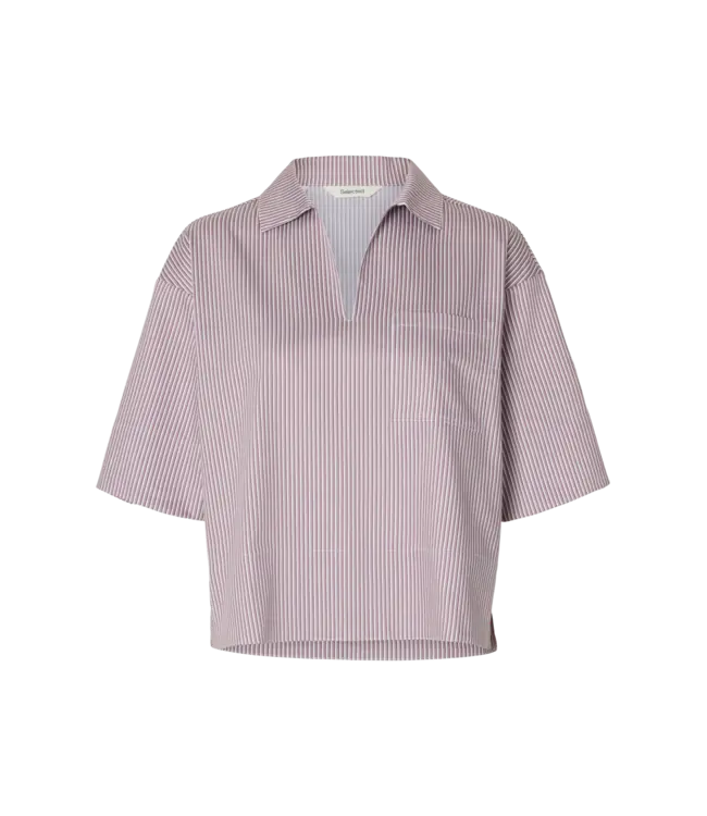 Selected Femme Romie 2/4 Neck Top Misty Rose