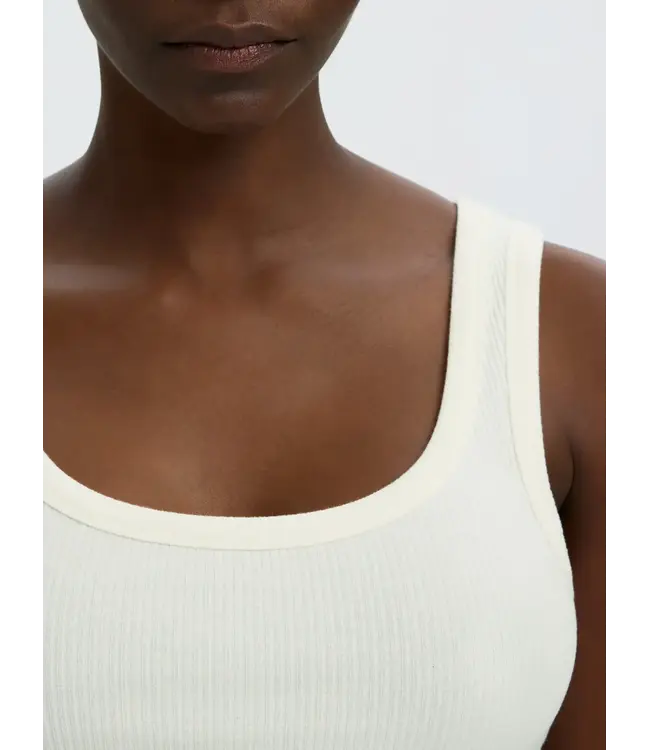 Selected Femme Wanna U-neck Tank Top Snow White