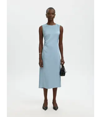 Selected Femme Chloe Slim O-neck Midi Dress