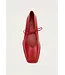 Alohas Sway Red Leather Ballet Flats