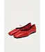 Alohas Sway Red Leather Ballet Flats