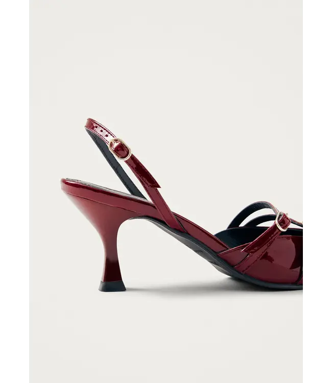 Alohas Joelle Burgundy Patent Leather Pumps