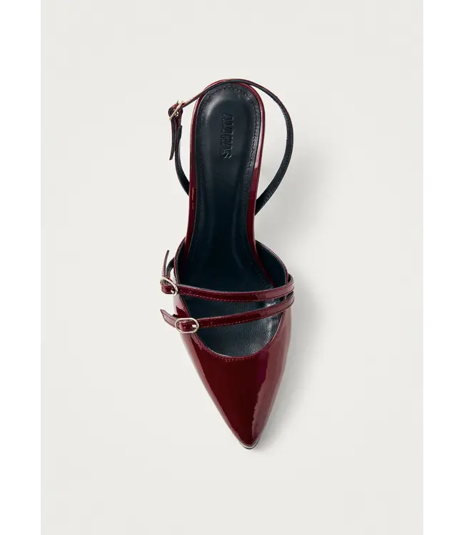 Alohas Joelle Burgundy Patent Leather Pumps