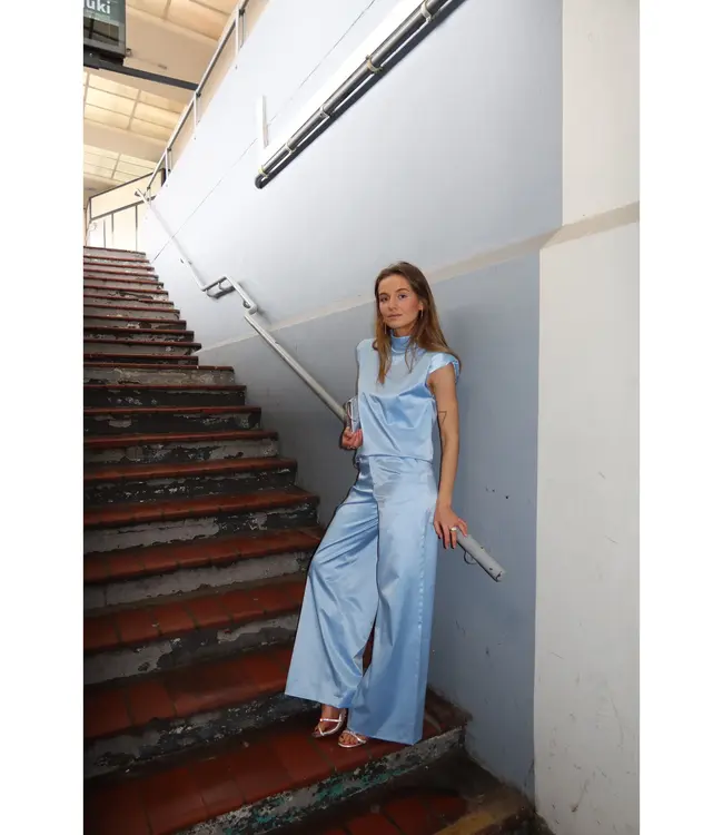 Gisèle The Label Solene Top Cotton Blue