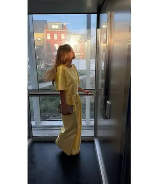 Gisèle The Label Amalia Trousers Butter Yellow