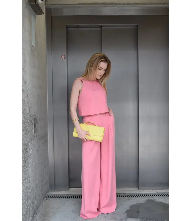 Gisèle The Label Amalia Trousers Rosso