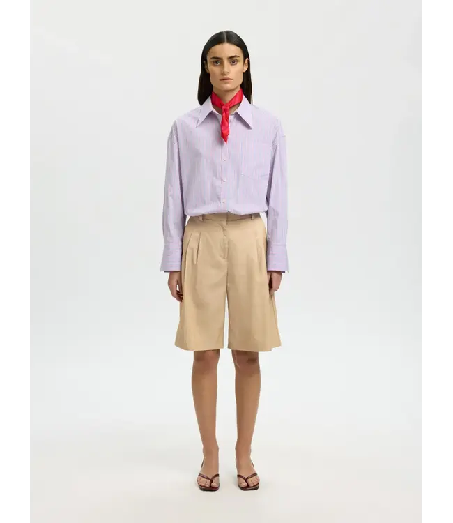 Selected Femme Wide Amour Hw Bermuda Shorts