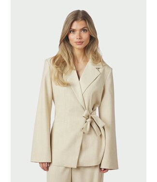 Neo Noir Carmia Melange Tie Blazer