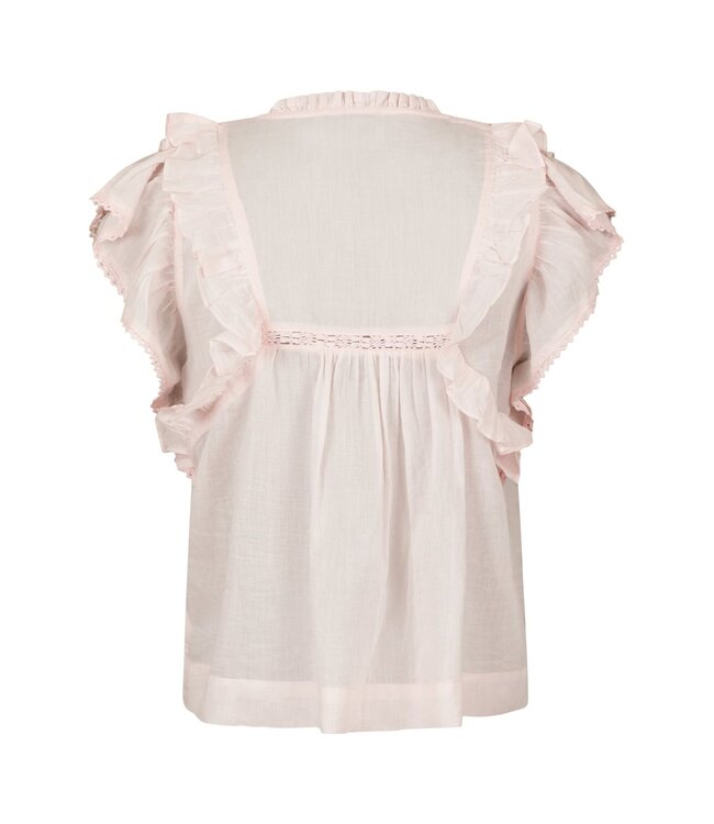 Neo Noir Jayla S Voile Top Light Pink