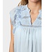 Neo Noir Jayla S Voile Top Light Blue