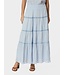 Neo Noir Felicia Voile Skirt Light Blue