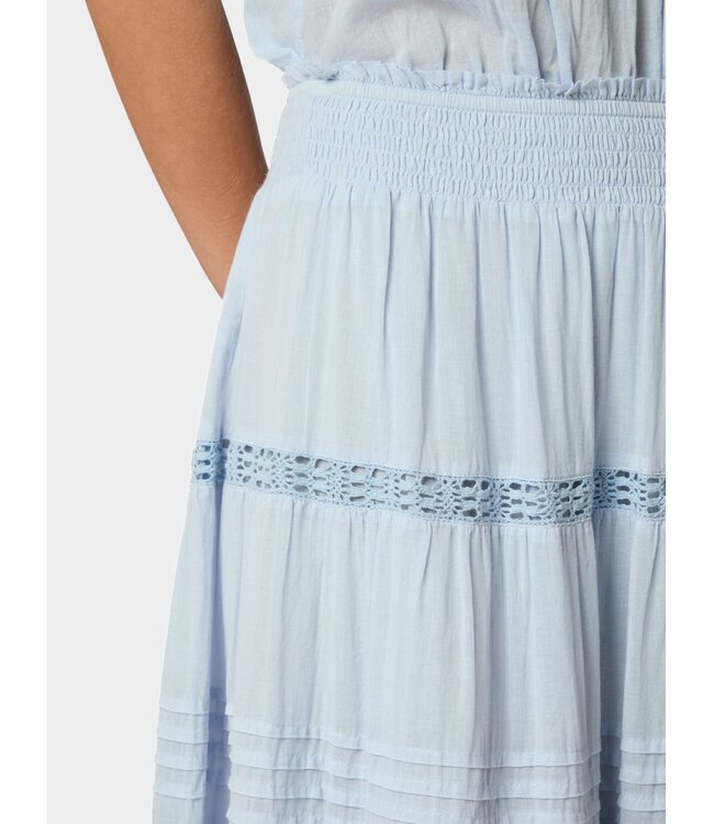 Neo Noir Felicia Voile Skirt Light Blue