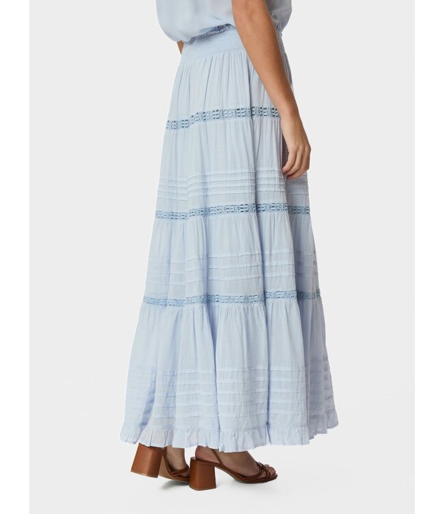 Neo Noir Felicia Voile Skirt Light Blue