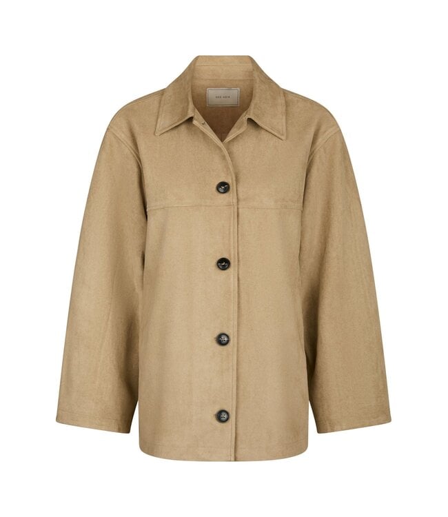 Neo Noir Ravina Faux Suede Jacket