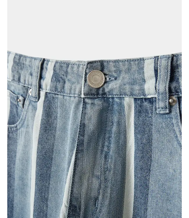 Sofie Schnoor Ozila Striped Denim Shorts